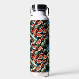 Juicy Watermelon Pattern Design 2 Waterfles