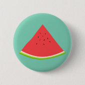 Juicy Watermelon Slice Ronde Button 5,7 Cm (Voorkant)