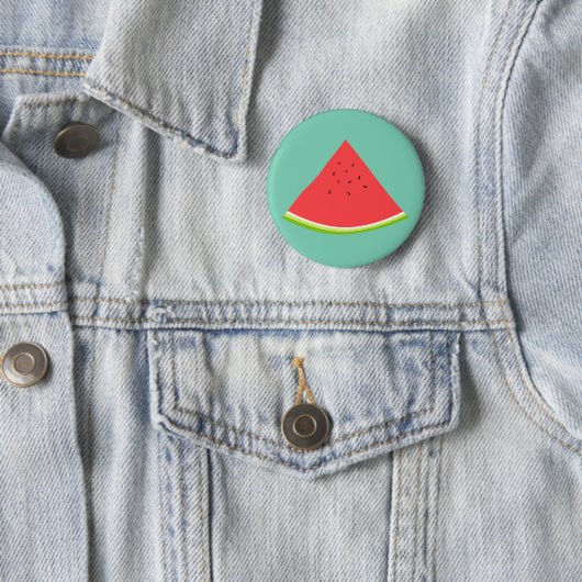 Juicy Watermelon Slice Ronde Button 5,7 Cm (In situ)