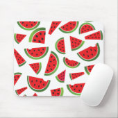 Juicy Watermelon Slices Fruit Pattern Muismat (Met muis)