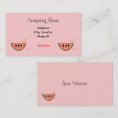 Juicy Watermelon Visitekaartje (Voorkant / Achterkant)