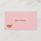 Juicy Watermelon Visitekaartje (Achterkant)