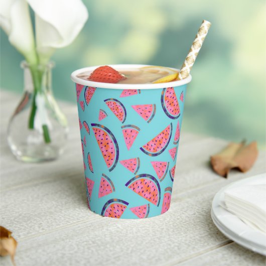 Juicy Watermelons Papieren Bekers (Insitu)