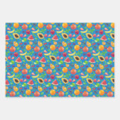 Juimekleurige vruchten inpakpapier vel (Voorkant 2)