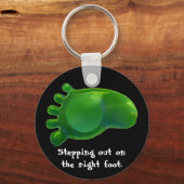 Juist de juiste voet sleutelhanger (Voorkant)