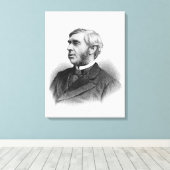 Juist eerwaarde George J. Goschen Canvas Afdruk (Insitu (Houten vloer))