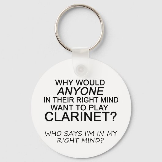 Juist Mind Clarinet Sleutelhanger (Voorkant)