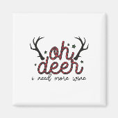 Juist omdat ik meer wijn nodig heb magneet (Voorkant)