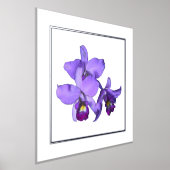 Juist Silver Paars Orchid Group Print Poster (Laagn)