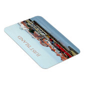 Juist Stad en Haven, Juist Eiland, Oost-Friesland Magneet (Rechterzijde)