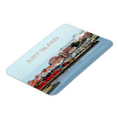Juist Stad en Haven, Juist Eiland, Oost-Friesland Magneet (Linkerzijde)