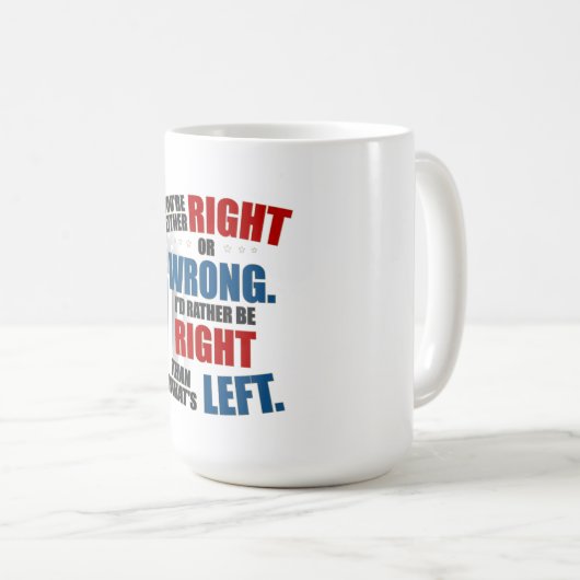 Juist, verkeerd koffiemok (Voorkant rechts)