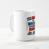 Juist, verkeerd koffiemok (Voorkant links)