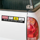 Juist Wing Extremist Bumpersticker (Op Truck)