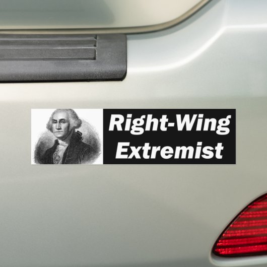Juist Wing Extremist Bumpersticker (Op auto)