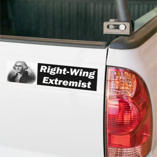 Juist Wing Extremist Bumpersticker (Op Truck)