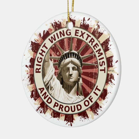 Juist Wing Extremist Keramisch Ornament (Links)