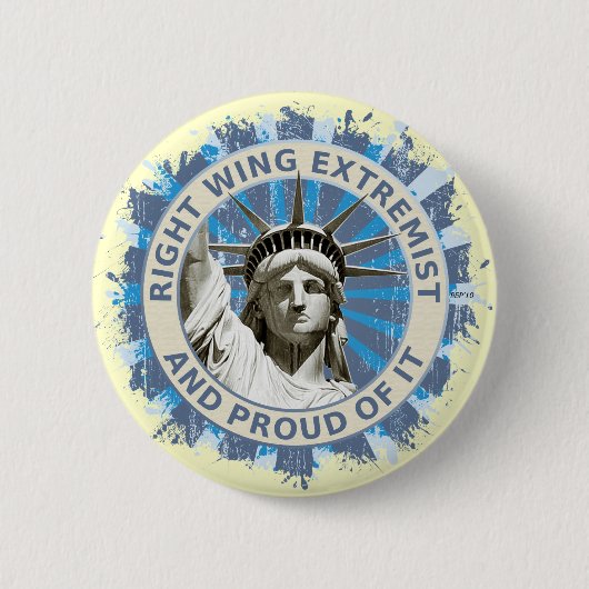 Juist Wing Extremist Ronde Button 5,7 Cm (Voorkant)