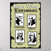 Juist Wing Extremisten! Poster (Voorkant)