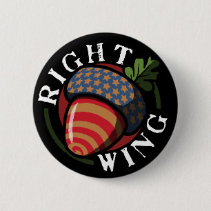 Juist Wing Nut Ronde Button 5,7 Cm