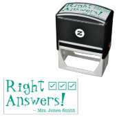 "Juiste antwoorden!" Onderwijsmateriaal Rubberstem Zelfinktende Stempel (In situ)
