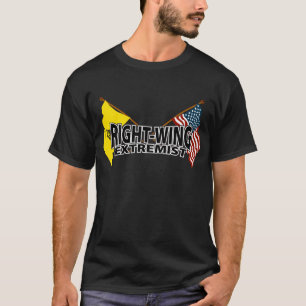 Juiste extremistische vlaggen t-shirt