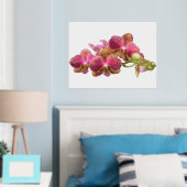 Juiste Folie-accessoires op Red Orchids Print Post (Insitu (Slaapkamer))
