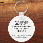 Juiste geest Tuba Sleutelhanger (Voorkant)