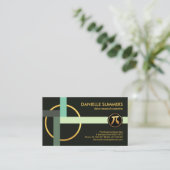 Juiste hoek Wiskundige vormen Visitekaartje (Staand voorkant)