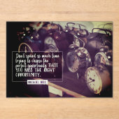 Juiste kans acryl uitnodigingen (Voorkant)