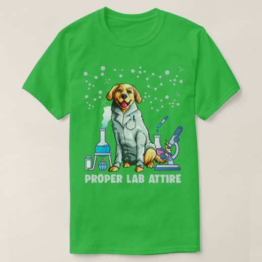 Juiste Laboratoriumkleding Grappige Wetenschap Che T-shirt (Design voorkant)