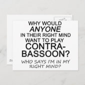 Juiste mening briefkaart (Voorkant / Achterkant)