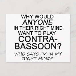 Juiste mening briefkaart