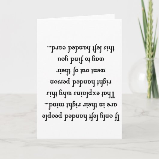 juiste mening kaart (Voorkant)