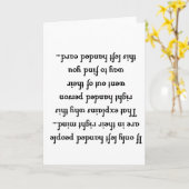 juiste mening kaart (Gele Bloem)