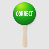 Juiste Onjuiste Quiz Paddle Bord Handwaaier (Voorkant)