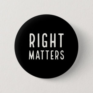 Juiste Problemen Anti Trump Impeach Verzet Protest Ronde Button 5,7 Cm