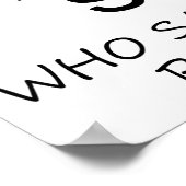 Juiste tenor Sax Poster (Hoek)