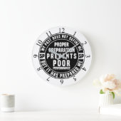 Juiste voorbereiding voorkomt slechte prestaties grote klok (Huis)