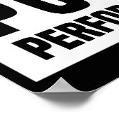 Juiste voorbereiding voorkomt slechte prestaties poster (Hoek)