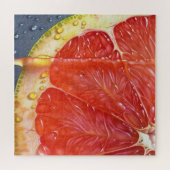 Juistheidsstuk van grapefruit legpuzzel (Horizontaal)