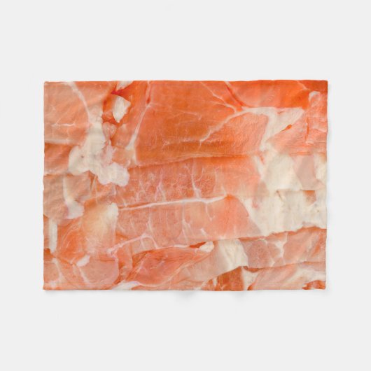 Juisy Pork Meat Segmenten omhullen textuur Fleece Deken (Voorkant (Horizontaal))