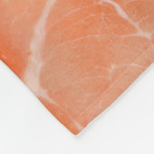 Juisy Pork Meat Segmenten omhullen textuur Fleece Deken (Hoek)