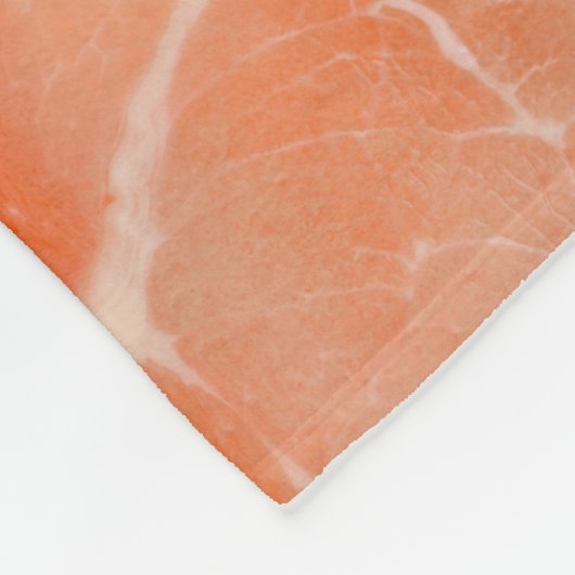 Juisy Pork Meat Segmenten omhullen textuur Fleece Deken (Hoek)
