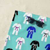 Jujitsu Jiu Jitsu BJJ gepersonaliseerd Strandlaken (In situ)