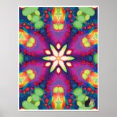 Juju Kinetic Collage Kaleidoscope Poster (Voorkant)