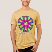 Juju Namaste Kaleidoscope Tri-Blend Shirt (Voorkant)