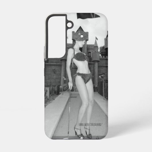 JuJu Roos Miniature Golf Samsung Galaxy Hoesje (Achterkant)