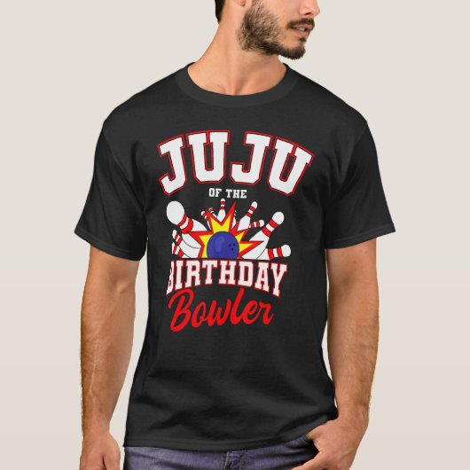 Juju van de marathedagse Bowler-partij Cel T-shirt (Voorkant)