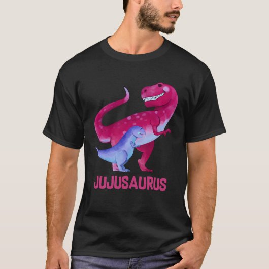 Jujusaurus Cute AMA Saurus Dinosaur Mother s Day T-shirt (Voorkant)
